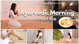 MY 3AM AYURVEDIC MORNING ROUTINE 💗🌱  VLOG  habits to feel more balanced everyday  Gulguli Singh [upl. by Edak]