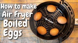 How to cook boiled eggs in an Air Fryer  Easy Peel Hard Boiled Eggs SHORTS [upl. by Nick]