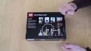 LEGO Architecture 21034  London Skyline  Unbox Build Review [upl. by Kerrin]