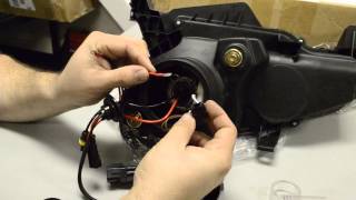 Scion FRS Winjet JDM Replica Headlight  HID Install Video [upl. by Kerekes]