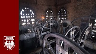 Inside a Bell Tower Change Ringing at UChicagos 17th century Mitchell Bell Tower [upl. by Lyudmila]