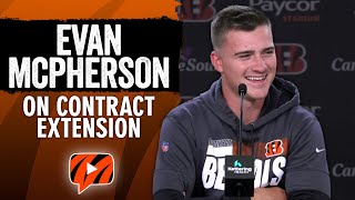 Evan McPherson on NEW Contract With Bengals and His Desire to Improve This Season [upl. by Cyndia]