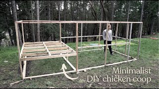 Designing and Building the Ultimate Sustainable Chicken Coop from Scratch  Part 1 [upl. by Aihsilat]