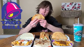 Quesalupas Chalupas and More  Taco Bell Mukbang [upl. by Sivrad]