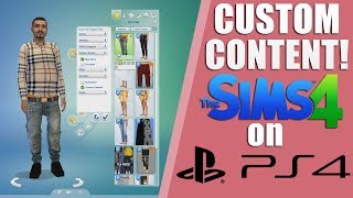 CUSTOM CONTENTMODS THE SIMS 4 PS4 HOW TOTutorial amp Lets Play [upl. by Kernan974]