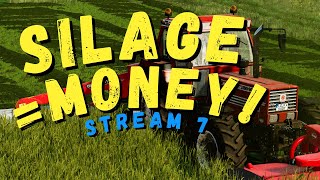 Converting Silage to Money  Farewell FS22 on Zielonka  Stream 7 [upl. by Niccolo]