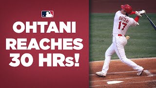 OHTANI GETS TO 30 HOMERS Shohei Ohtani hits 2 homers to reach 30 before AllStar break [upl. by Julianne739]