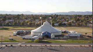 Zoppé Circus  Arizona Tent Timelapse [upl. by Ydderf]