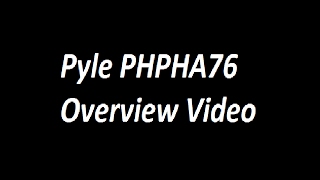 Pyle PHPHA76 Overview Video [upl. by Ecirum242]