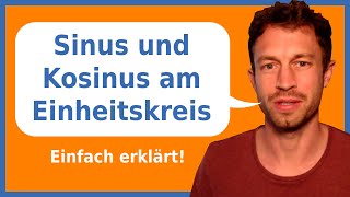 Sinus und Kosinus am Einheitskreis einfach erklärt  Herr Locher [upl. by Harvey]