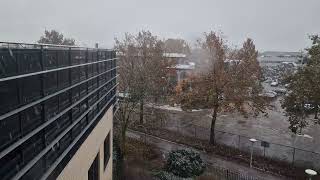 Hyperlapse Sneeuw in Nijmegem 20 november 2024 [upl. by Inanak]