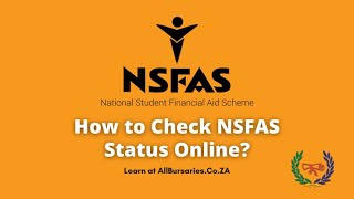 HOW TO CREAT NSFAS PROFILE [upl. by Cosette]