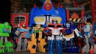 Transformers Rescue Bots Toys Full Collection  Toddler Review [upl. by Nilreb]