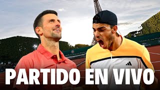 FRANCISCO CERUNDOLO VS NOVAK DJOKOVIC  OCTAVOS DE FINAL ROLAND GARROS 2024  PARTIDO EN VIVO [upl. by Dario]