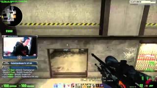 CSGO  Kioshima Insane AWP Jumpshot On Stream [upl. by Roshan681]