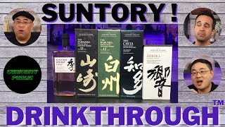 Suntory Drinkthrough  Yamazaki Hakushu Hibiki and more  Curiosity Public [upl. by Berstine552]