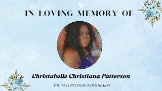 Celebrating The Life Of Christabelle Christiana Patterson [upl. by Haelahk]