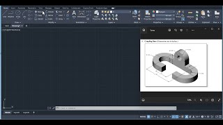 Coupling Base orthographic front top amp side drawing in Autocad  Autocad beginners tutorials [upl. by Ho]