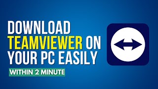 How To Download Teamviewer In Pc Laptop Easy Method [upl. by Dumah877]