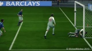 Peter Crouch Epic Fail PES 2010 [upl. by Dnalyk]