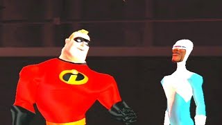 The Incredibles Rise of the Underminer  Walkthrough Part 8  Level 8 The Crustodian Boss Fight [upl. by Gorey]