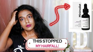 Minimalist Hair Growth Actives 18  Review after 9 Months  WELLNESS TIPS TO REDUCE HAIR FALL [upl. by Ayamat415]