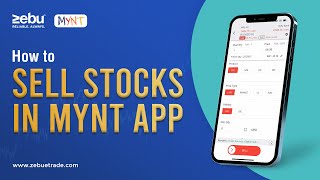 How to sell stocks in MYNT  Zebu [upl. by Waki]