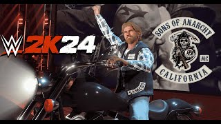 Sons Of Anarchy Entrance WWE 2K24 4K [upl. by Sido161]