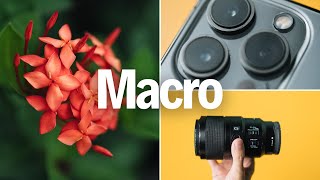 Macro iPhone 13 Pro vs Lensa Macro Beneran 🤯 [upl. by Hanford]