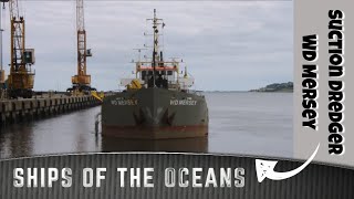 Suction Dredger  WD Mersey at Warrenpoint Harbour [upl. by Arabele886]