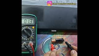 Wireless Mouse Cell Check with multimeter  Wireless Mouse not Working Testing part  6 shorts [upl. by Dlaner]