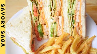 Ultimate Club Sandwich Recipe  Easy and Delicious Classic [upl. by Esened]