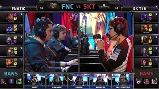 Fnatic vs SK Telecom T1 K  AllStar 2014 Invitational Group Stage Day 2  FNC vs SKT T1 K [upl. by Llertnom]