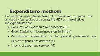 How to calculate GDP using the EXPENDITURE METHOD [upl. by Akim359]