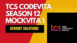 XFromY Solutions  TCS CodeVita Season 12  MockVita 1  Tata Consultancy Services tcs tcscodevita [upl. by Ahsinrat]