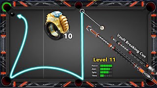 8 Ball Pool  NEW HEIST WIN STREAK 10th Ring  Vault Breaking Cue Level 11 Gaming With K [upl. by Gilboa9]