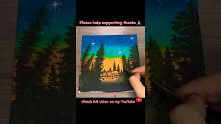 Under Sky Painting shorts painting satisfying art video viral [upl. by Gluck]