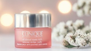 Clinique All About Eyes Rich  Product Review [upl. by Eelah361]