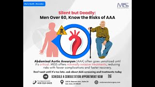 AAA Risk Silent But Deadly for Men Over 60 [upl. by Nylodam444]