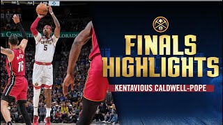 Kentavious CaldwellPope 202223 NBA Finals Highlights  DEN vs MIA [upl. by Norahc553]