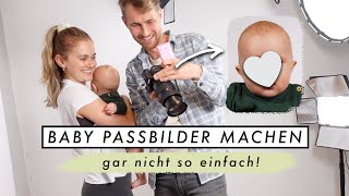 Passbild von unserem Baby machen  MANDA Vlog [upl. by Attenyw]