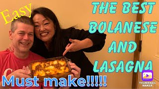 Cooking  the Best Lasagna and Bolognese  Easy Recipe [upl. by Isus]