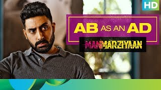 When Abhishek Bachchan turned AD  Abhishek Bachchan  Manmarziyaan  14th September [upl. by Haddad]