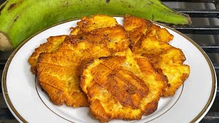 How To Fry PlantainsGreen Plantains Jamaican StyleTHE RAINA’S KITCHEN [upl. by Niliac]