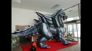 Smaller inflatable dragon [upl. by Ahtel554]