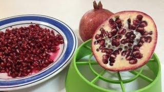 How To DeSeed a Pomegranate Fast Way [upl. by Sheldon]