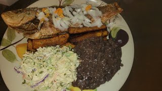 Belizean Fry Fish with Recipe 🇧🇿 🐟 👨‍🍳 [upl. by Barabas]