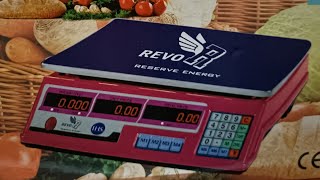 REVO ACS3208 WEIGHING SCALE CALIBRATION 2 GRAM TO 35 KG [upl. by Lemmuela]