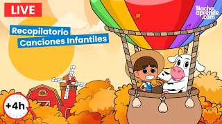 🔴LIVE Cantemos con NACHO 🎶  1 Hora de Canciones Infantiles  Las Mejores Canciones Para Niños [upl. by Oimetra185]