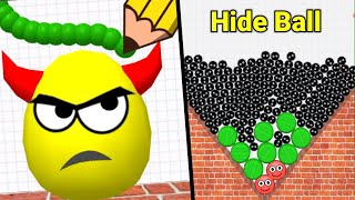 Hide Ball brain teaser games 🆚 save the doge 2048 gameplay part 02 [upl. by Hsaniva161]